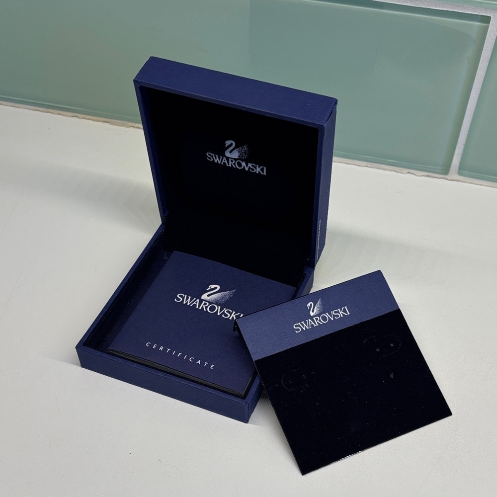 Swarovski Navy Blue Jewelry Box Set